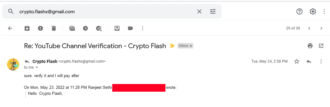Crypto Flash Scam